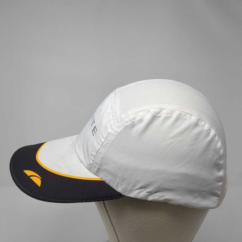 Go Lite Strapback 5 Panel Hat White One Size Adjustable Active Running - Picture 3 of 8